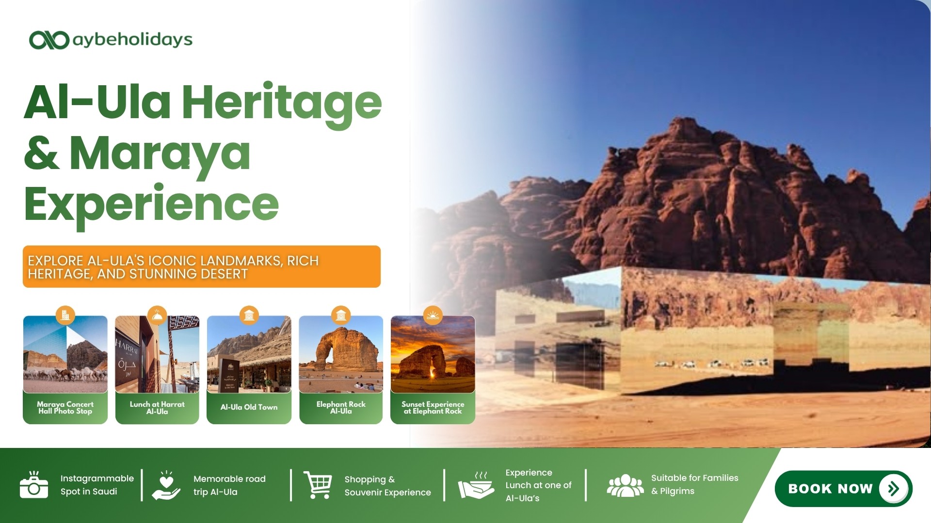 Al-Ula Heritage & Maraya Experience